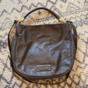 Marc by Marc Jacobs grey leather hobo